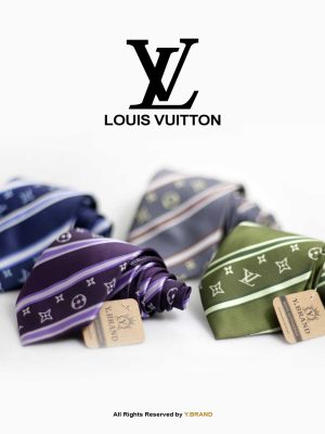 YBRAND-Classic LV Signature Silk Necktie for men-T-121