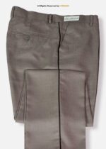 Light Brown Micro Check with Black Piping Dress Trousers – DP-1026 | YBRAND - Image 5