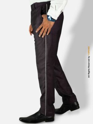 dress pants with white Piping