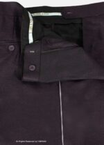 Pearl Maroon Micro Check Dress Trousers DP-1029 | YBRAND - Image 6