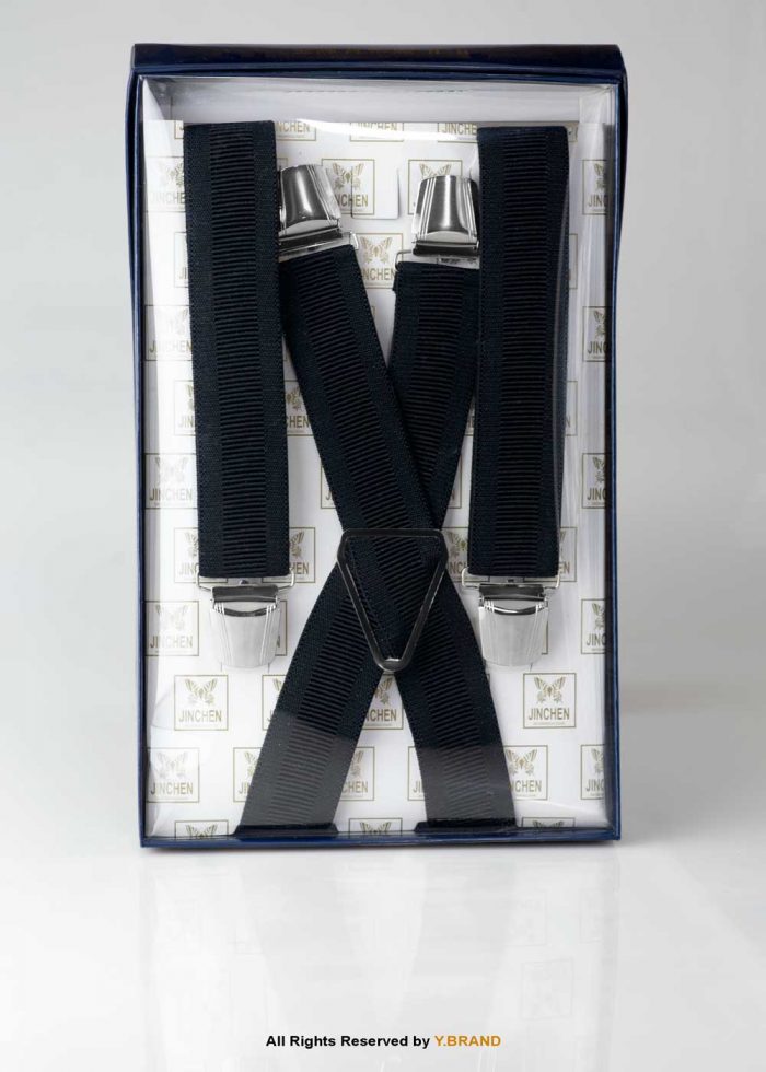Black Wide Braces, Heavy Duty Strong Clips Suspender for men-SB-1026 1 Black Wide Braces, Heavy Duty Strong Clips Suspender for men-SB-1026