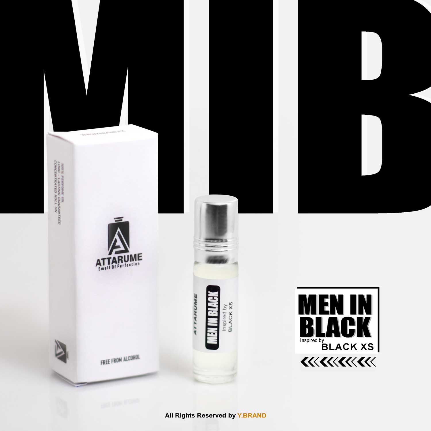 YAM-1015 MEN IN BLACK inspired by BLACK XS | Concentrated Perfume Oil-YAM-1015 - Image 1