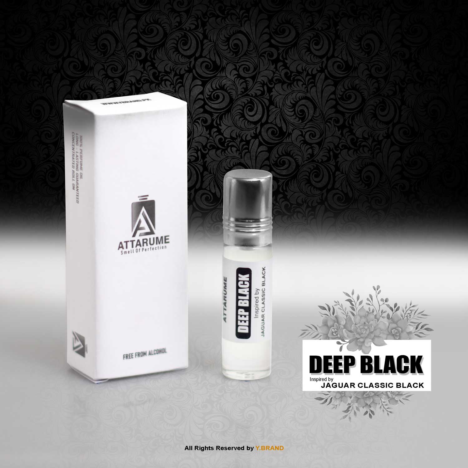 YAM-1016 DEEP BLACK inspired by JAGUAR CLASSIC BLACK | Concentrated Perfume Oil-YAM-1016 - Image 1
