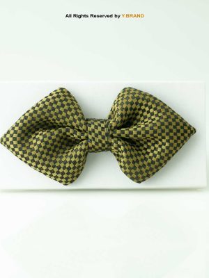 Brown Check PATTERN BOW TIE BT-1016