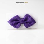 Purple Check PATTERN BOW TIE BT-1017