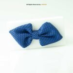 Blue Check PATTERN BOW TIE BT-1018 - Image 2
