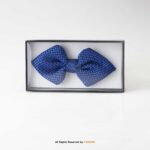 Blue Check PATTERN BOW TIE BT-1018 - Image 2
