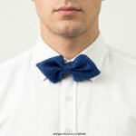 Blue Check PATTERN BOW TIE BT-1018