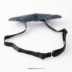 Triangle Gray Velvet Neck Bow Tie BT-1022 - Image 2