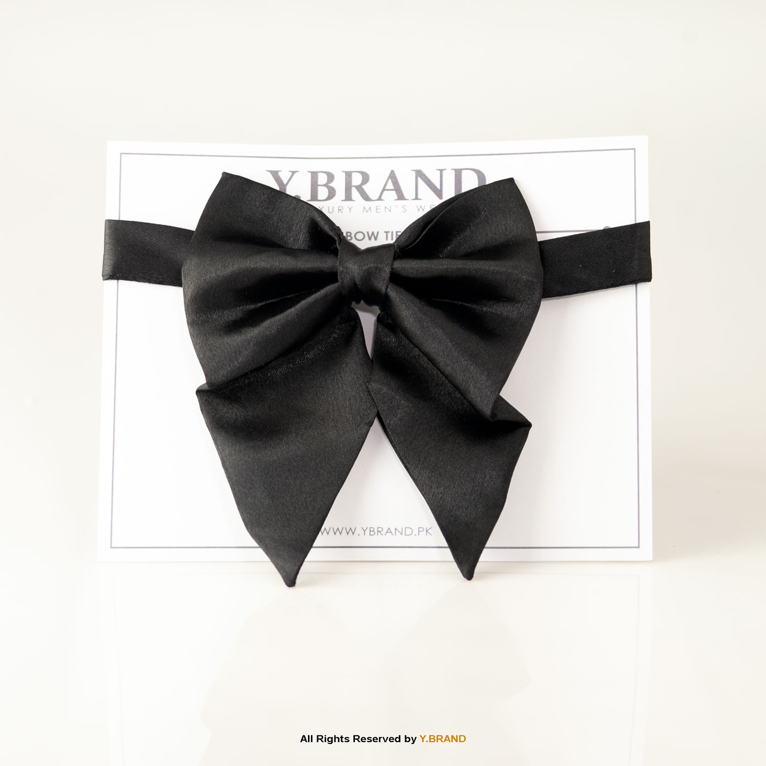 BT-1025c Butterfly Silk Tuxedo Neck Bow Tie BT-1025 - Image 1