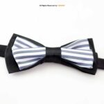 Stylish double fabric Neck Bow Tie BT-1026 - Image 3