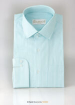 Aqua Marine Pin Striped formal shirt FS-1041 - Image 2