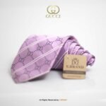 YBRAND-Classic GG Pattern Silk Necktie for men-T-103 - Image 2