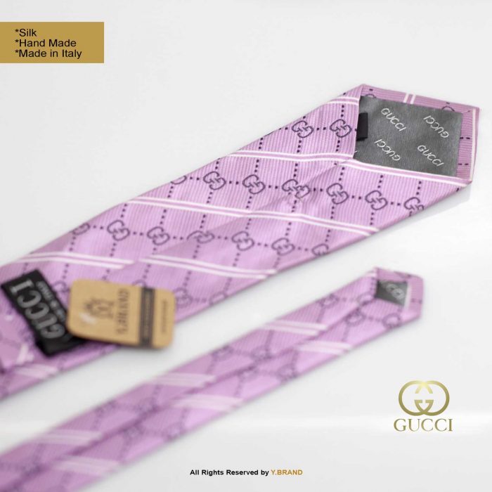 YBRAND-Classic GG Pattern Silk Necktie for men-T-103 3 YBRAND-Classic GG Pattern Silk Necktie for men-T-103