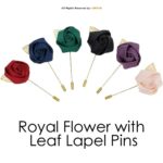 YBRAND-Royal Flower Lapel Pins for men-LP-037