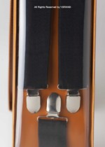 Black 3 Clips Elastic Suspender-SB-1030