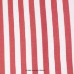 Red White Linen Bold Striped Fabric YCS-1022 - Image 4