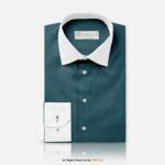 Aqua green Cotton Fabric YCS-1025 - Image 3