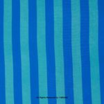 Aqua blue Linen Bold Striped Fabric YCS-1021 - Image 4