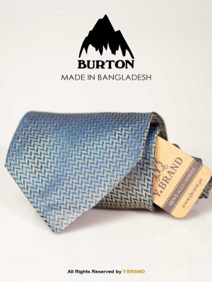 Two tone 9.5cm Classic Poly Necktie- T-132