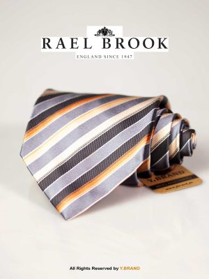 Retro 9.5cm Formal Striped Poly Necktie- T-134