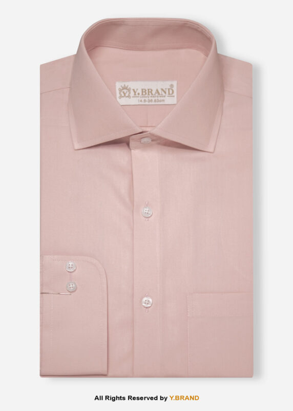 Tea-Pink Five Spread Collar formal shirt