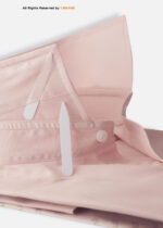 Tea-Pink Five Spread Collar formal shirt FS-1042 - Image 3