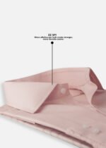 Tea-Pink Five Spread Collar formal shirt FS-1042 - Image 2