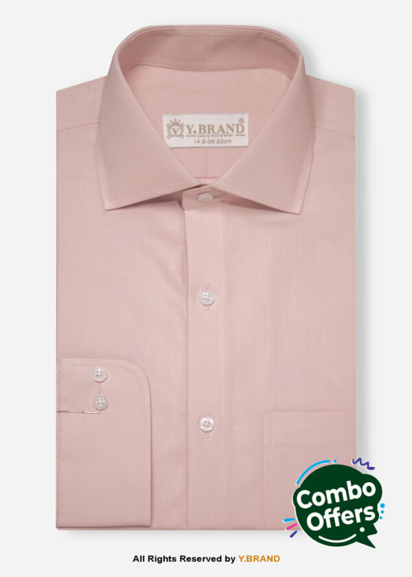 Tea-Pink Five Spread Collar formal shirt FS-1042 1 Tea-Pink Five Spread Collar formal shirt FS-1042
