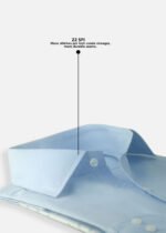 Sky Blue Five Spread Collar formal shirt FS-1047 - Image 2