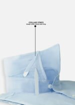 Sky Blue Five Spread Collar formal shirt FS-1047 - Image 3