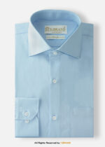 Sky Blue Five Spread Collar formal shirt