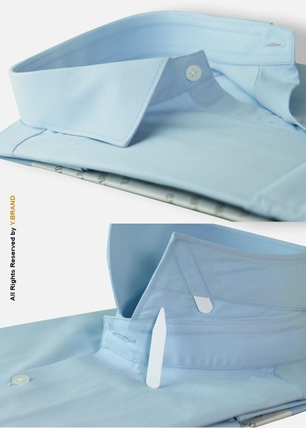 Sky Blue Five Spread Collar formal shirt FS-1047