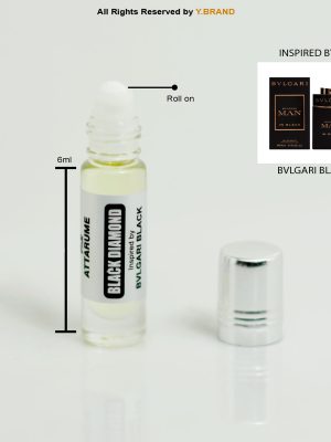 Attarume l Black Diamond inspired by Bvlgari Black l Concentrated perfume Oil-YAM-1021