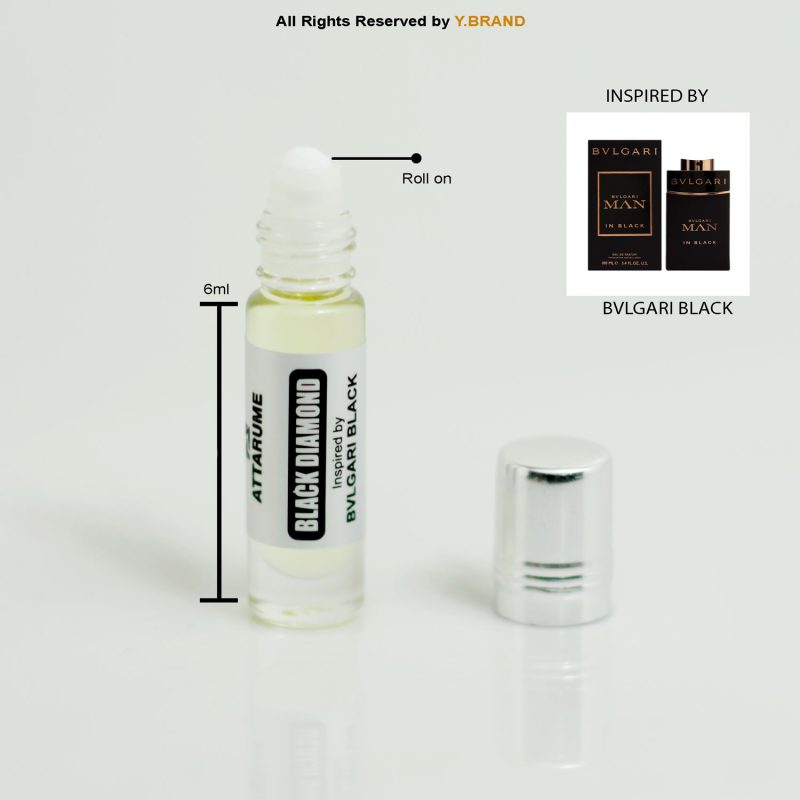 Attarume l Black Diamond inspired by Bvlgari Black l Concentrated perfume Oil-YAM-1021 3 Black Diamand 02 1
