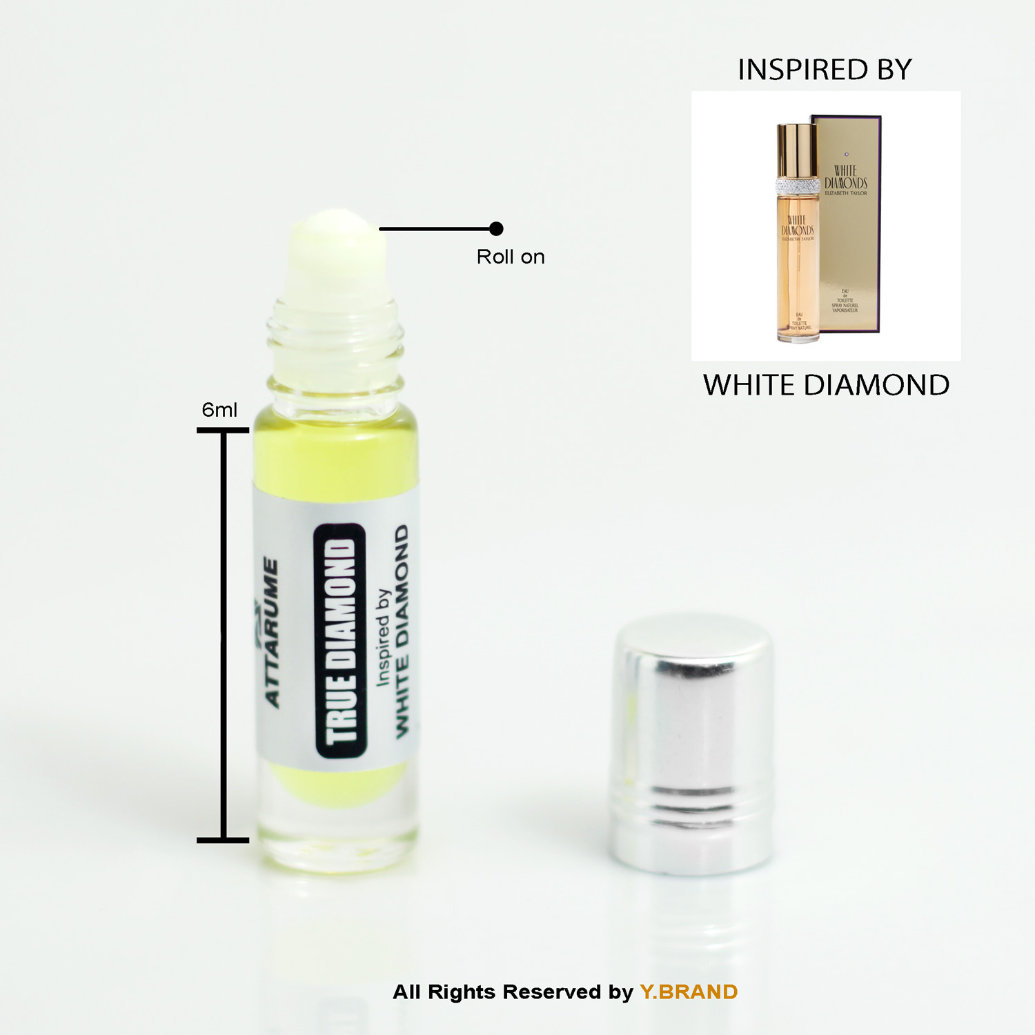 True-Daimond-02 Attarume l True Diamond inspired by White Diamond l Concentrated perfume Oil-YAM-1045 - Image 1