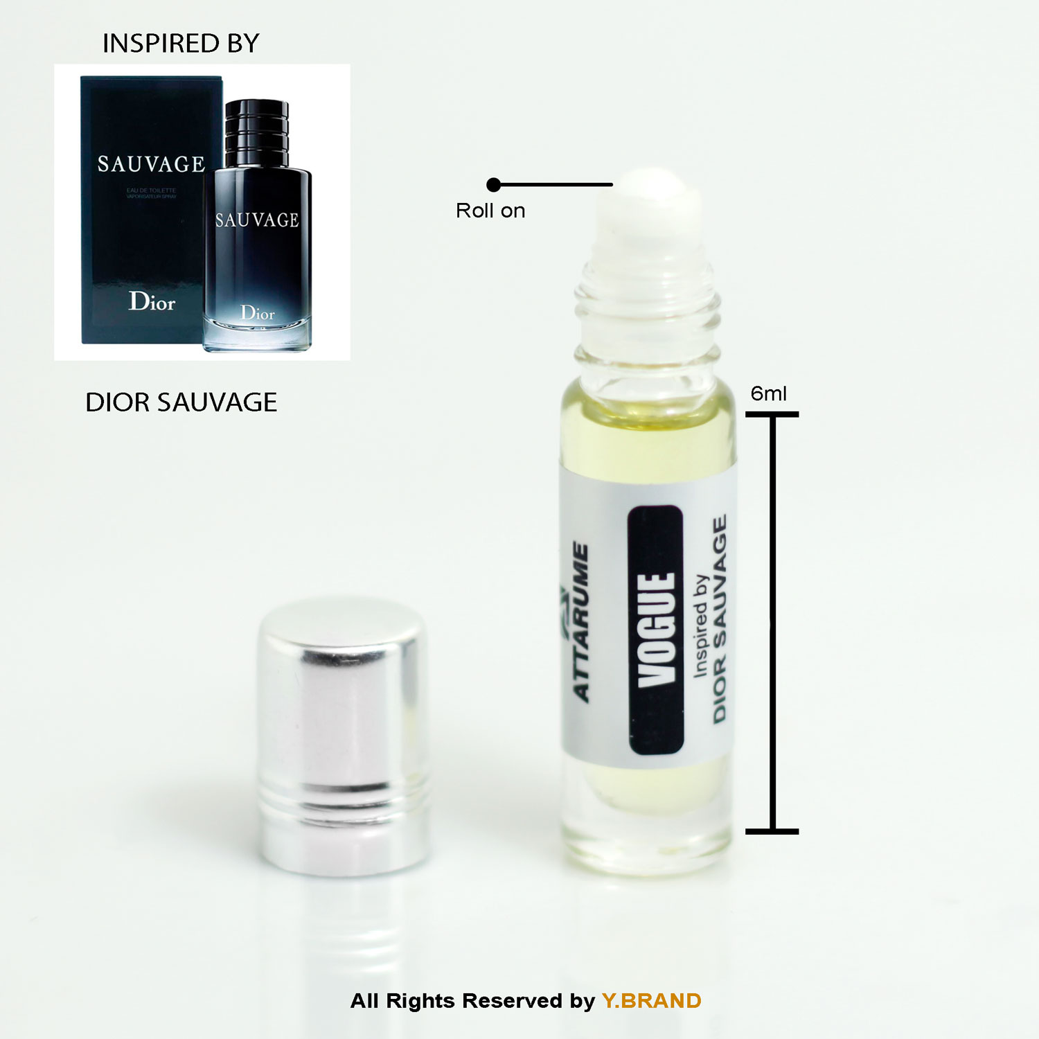 Vouge-02 Attarume l Vogue inspired by Dior Sauvage l Concentrated perfume Oil-YAM-1046 - Image 1