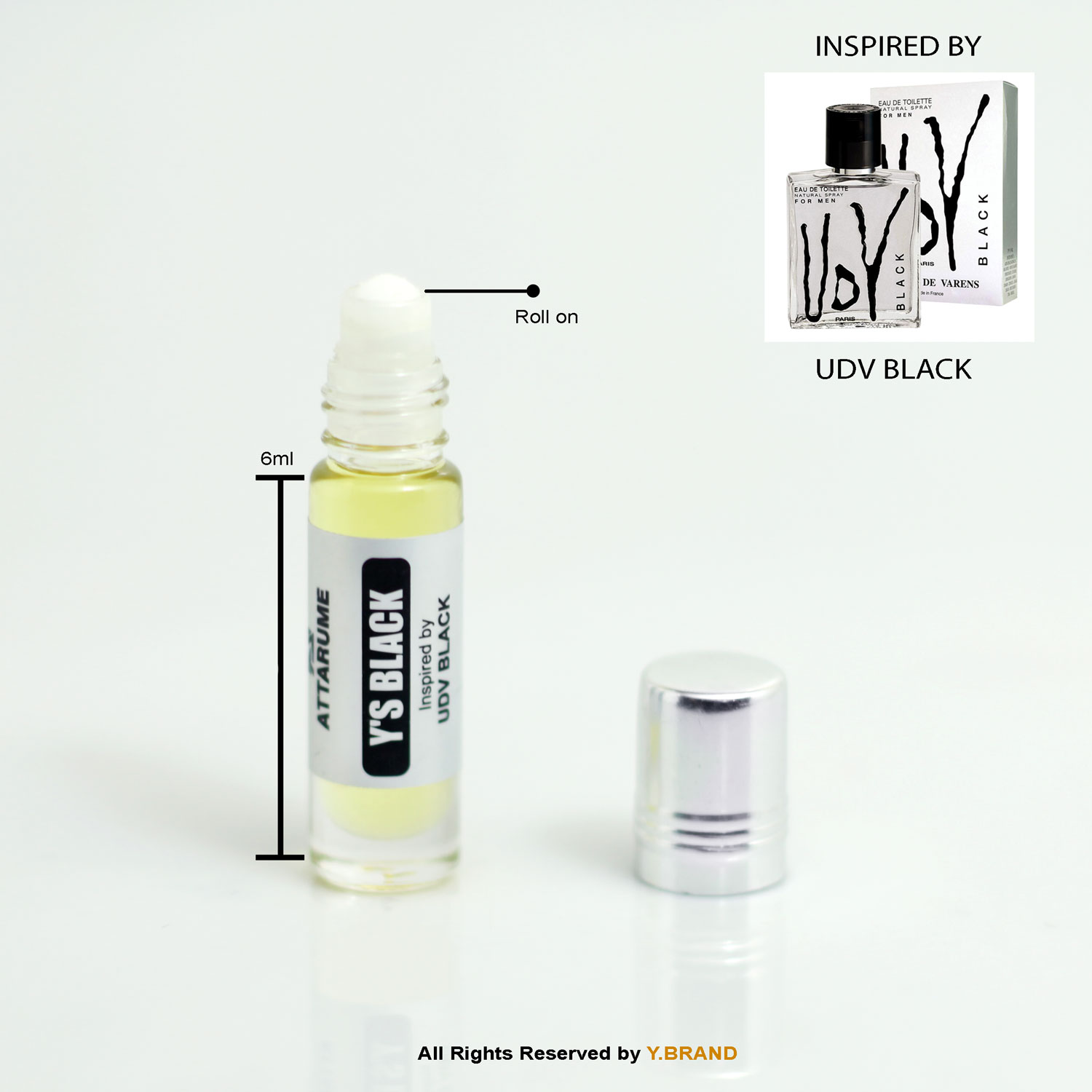 Y-black-02 Attarume l Y S Black inspired by UDV Black l Concentrated perfume Oil-YAM-1049 - Image 1