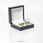 DOUBLE TONE CROSS LINE CUFFLINKS -CL-1073 - Image 4