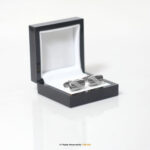 DOUBLE TONE CROSS LINE CUFFLINKS -CL-1073 - Image 3