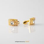 Luxury square Cufflinks with Zircon CL-0103 - Image 2
