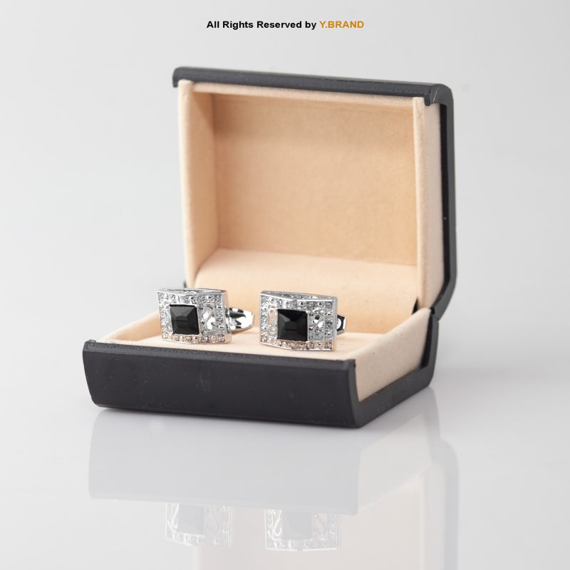 Luxury square Cufflinks with Zircon CL-0103 8 CL 0103c