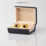 Luxury square Cufflinks with Zircon CL-0103 - Image 4