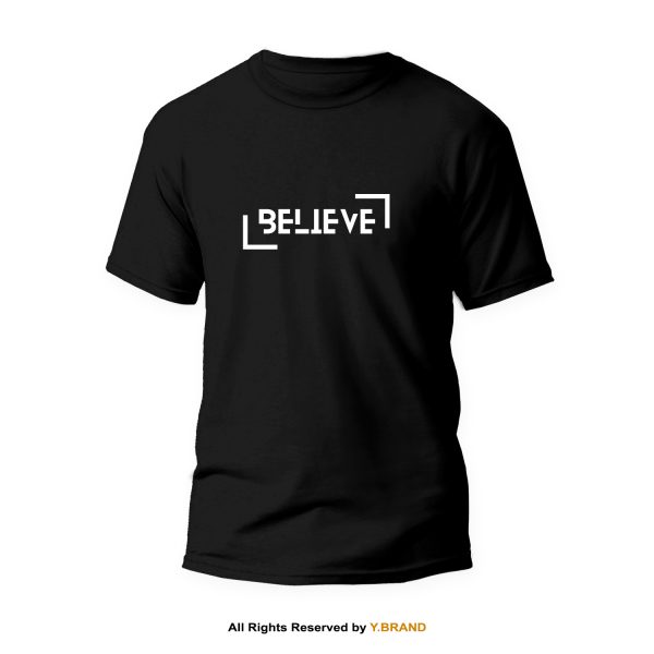 Believe Round Neck T-shirt PMTS-1094 1 Believe Round Neck T-shirt PMTS-1094