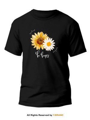 Be Happy Round Neck T-shirt PMTS-1099