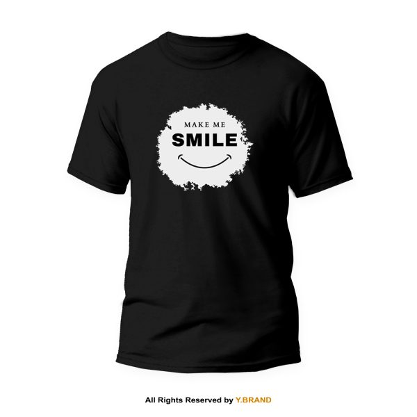Make Me Smile Round Neck T-shirt PMTS-1102 1 Make Me Smile Round Neck T-shirt PMTS-1102