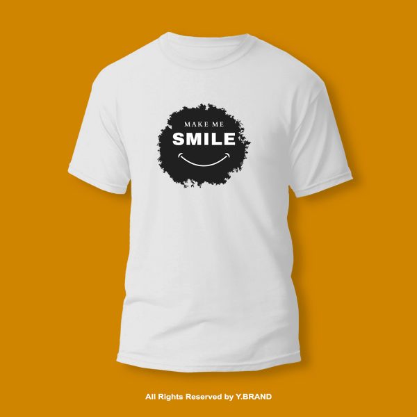 Make Me Smile Round Neck T-shirt PMTS-1102 2 Make Me Smile Round Neck T-shirt PMTS-1102