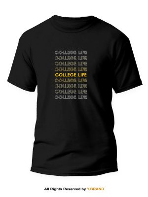 College Life Round Neck T-shirt PMTS-1118