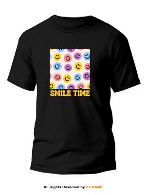 Smile Time Round Neck T-shirt PMTS-1124