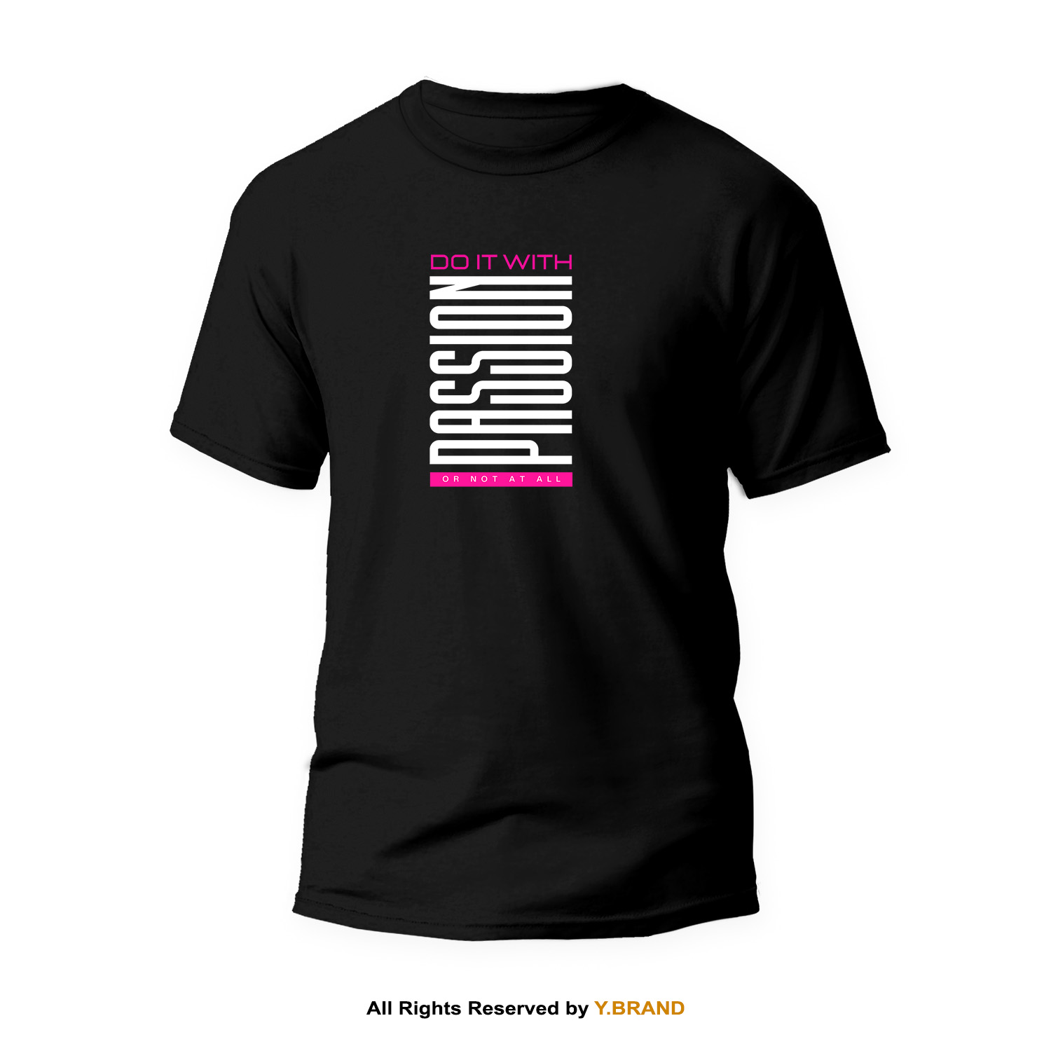 1151-B.jpg Do It With Passion Round Neck T-shirt PMTS-1151 - Image 1